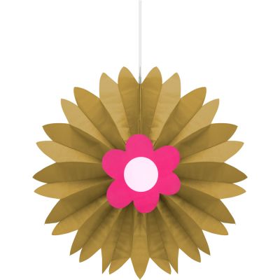 1st Birthday Paper Fan 50 cm - 8