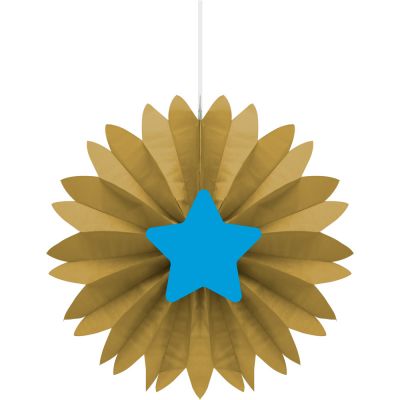 1st Birthday Paper Fan 50 cm - 9