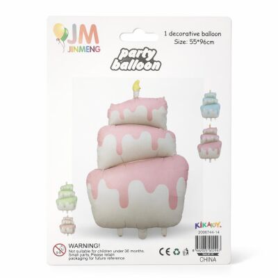 3-Tier Birthday Cake Foil Balloon - 2