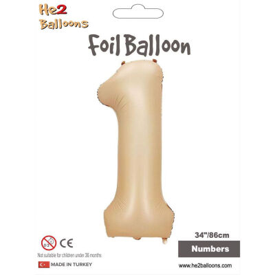 Number 1 Caramel 34 inch - 1