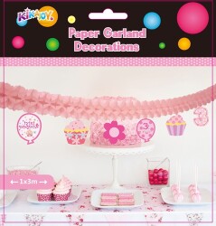 3rd Birthday Paper Garland Decorations - 