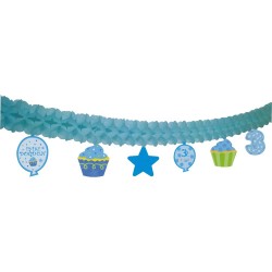 3rd Birthday Paper Garland Decorations - (1)