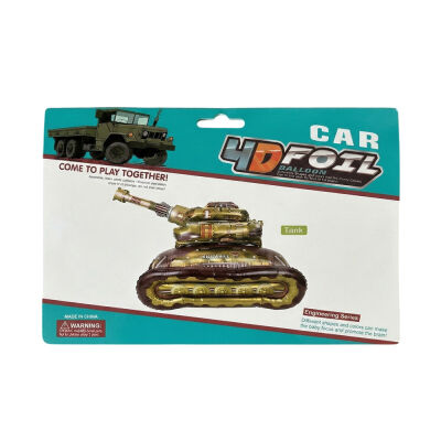 4D Military Tank Foil Balloon - 2