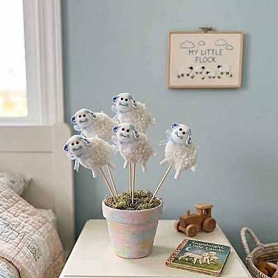 5-Piece Cute Lamb Pick Set - 1