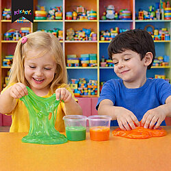 6lı Bardak Slime 6 Renk - Kikajoy