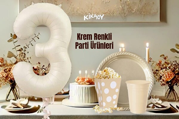 Krem Renkli Parti Ürünleri ve Çeşitleri