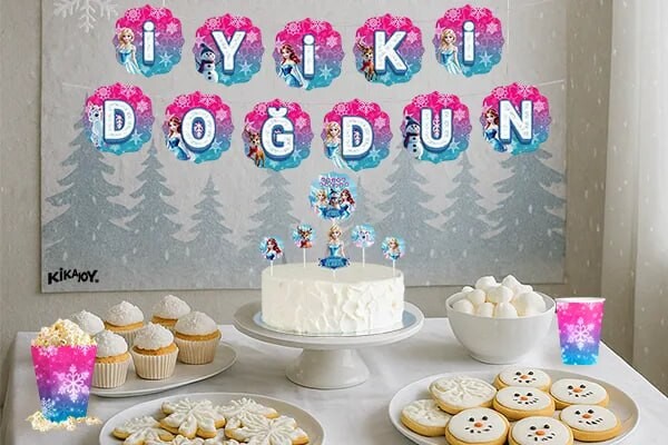 Snowflakes Doğum Günü Parti Ürünleri ve Çeşitleri