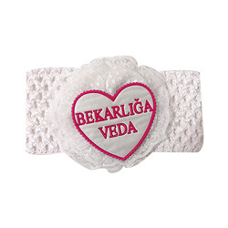 Bekarlığa Veda Yazlı Bacak Bandı - 2