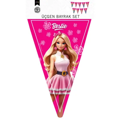Bestie Triangle Flag Banner - 1