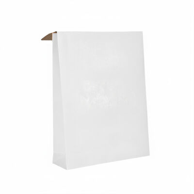 Beyaz Bantlı Hediye Paketi 30x8x40,5 cm - 1