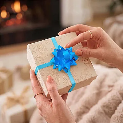 Blue Gift Bows - No:2 - 1