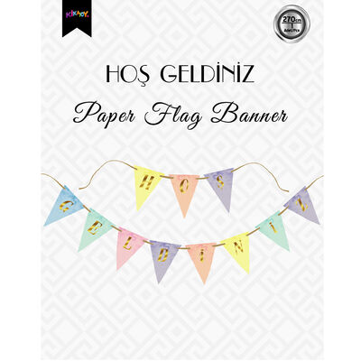 Hoş Geldiniz Rengarenk Banner - 1