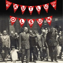 En Güzel Bayram 23 Nisan Harf Afiş - 1