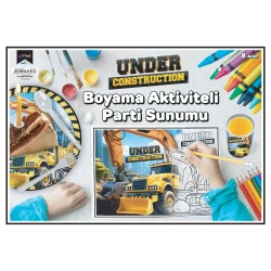 İnşaat Makineleri Boyama Aktiviteli Parti Sunumu - 1
