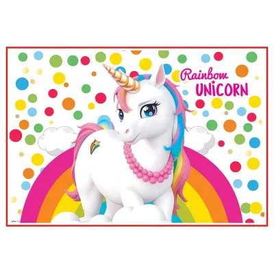 Rainbow Unicorn Boyama Aktiviteli Parti Sunumu - 2