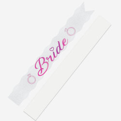 Bride Sash - Fuchsia - 3
