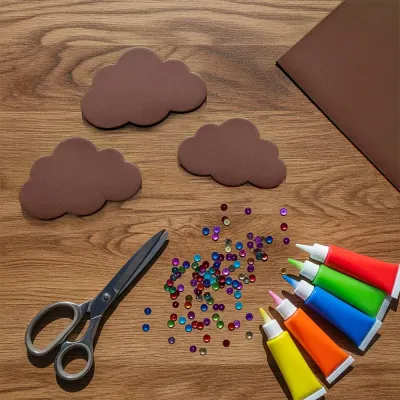 Brown EVA Craft Foam Sheet - 1