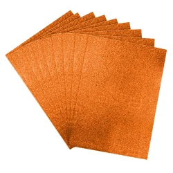 Brown Glitter EVA Craft Foam Sheet - 2