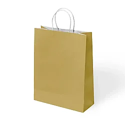 Büküm Saplı Kraft Çanta 25x31 cm 5'li - 1