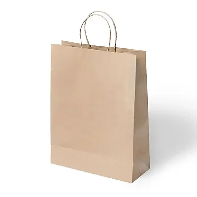 Büküm Saplı Kraft Çanta 31x41 cm 5'li - 3