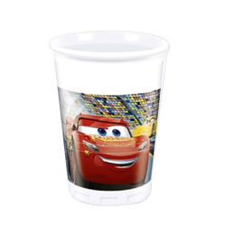 Cars 3 Plastik Bardak 200cc - Procos