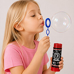 2 Pcs Champion Black White Bubble Wands - Kikajoy