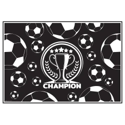 Champion Black White Coloring Placemat - 2
