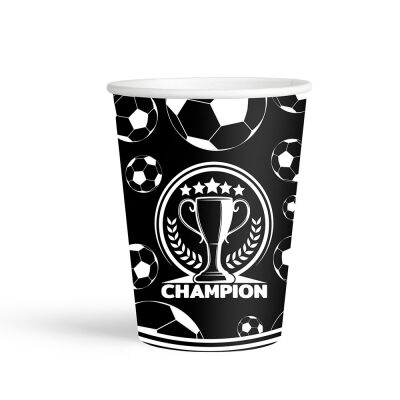 Champion Black White Paper Cups - 2