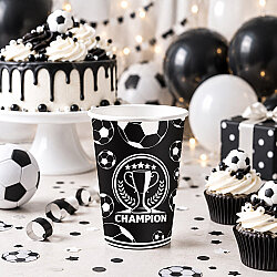 Champion Black White Paper Cups - 1