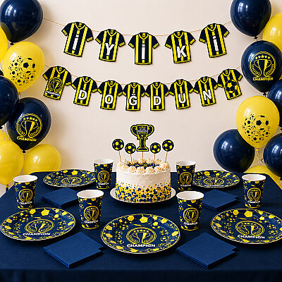 Champion Party Set - Yellow Navy Blue - 1