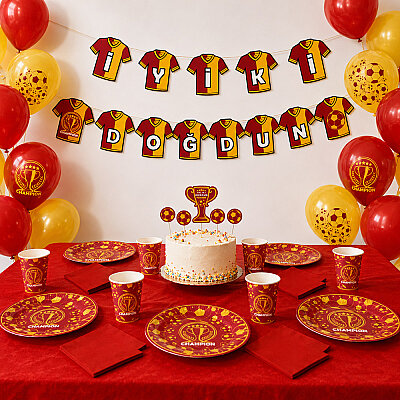 Champion Party Set - Yellow Red - 1