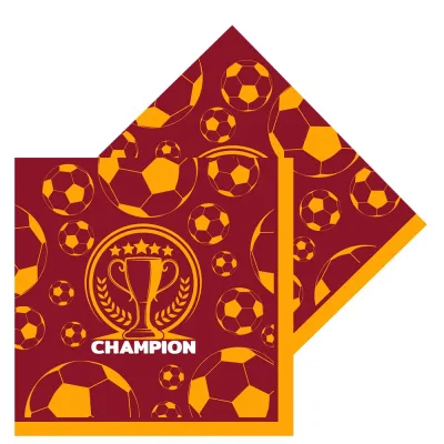 Champion Sarı Kırmızı Peçete - 2