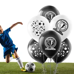 Champion Black White Balloons 12