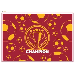 Champion Yellow Red Coloring Placemat - 2