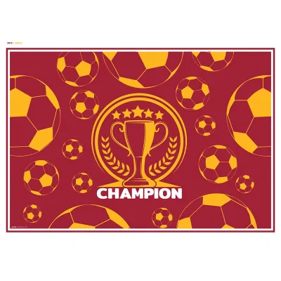 Champion Yellow Red Coloring Placemat - 2