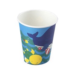 Cheerful Fishes Blue Paper Cups - 