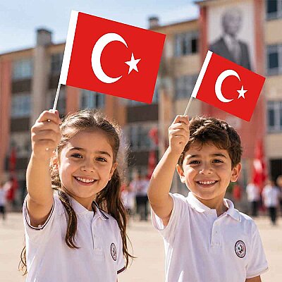 Ay Yıldız Çıtalı Bayrak 80'li - 1