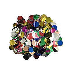 Colorful Metallic Foil Confetti Circles - 2