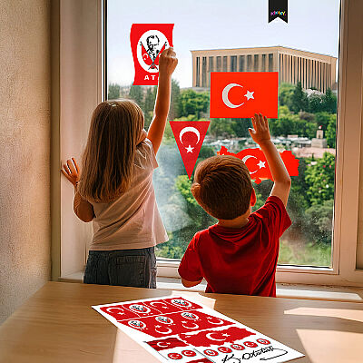 Milli Bayramlar Temalı Sticker Seti 2'li - 1