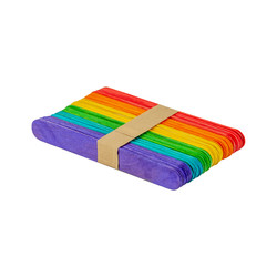 Karışık Renkli Dondurma Çubuğu 15cm - 3