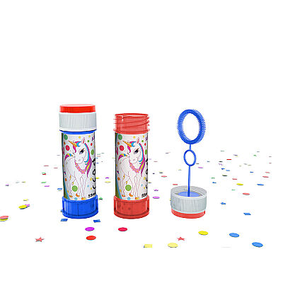 Rainbow Unicorn Double Bubble Köpük Balon 2li - 1
