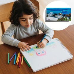 Drawing Pad with 3D Cover - Kika