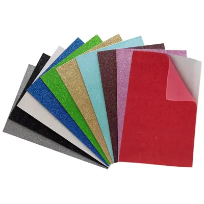 Simli Yapışkanlı Karışık Eva Tabaka 50x70 - 2