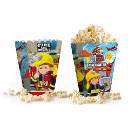 Firefighters Popcorn Boxes - Kikajoy