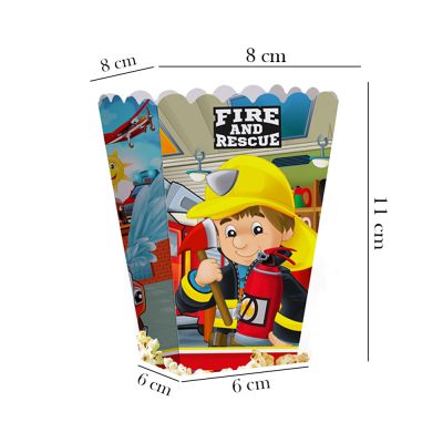 Firefighters Popcorn Boxes - 2