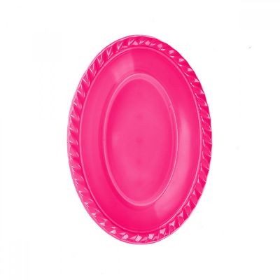 Fuşya Plastik Oval Kase - 1
