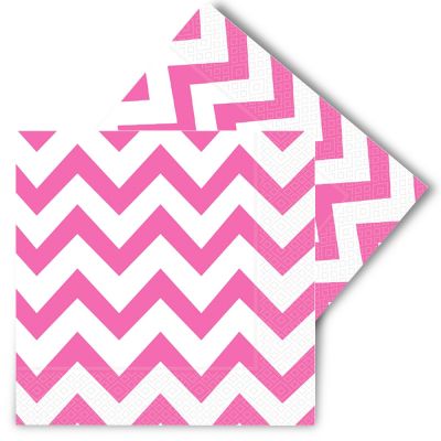 Fuşya Zigzag Peçete - 1