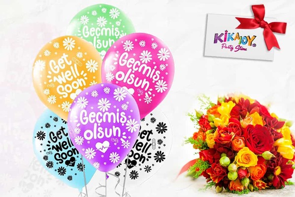 Geçmiş Olsun Baskılı Balon Çeşitleri