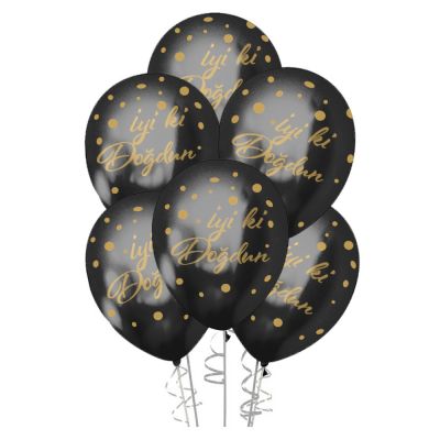 Gold İyi Ki Doğdun Chrome Balloons 12