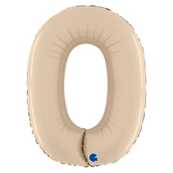 0 Rakam Grabo Satin Cream Folyo Balon 26